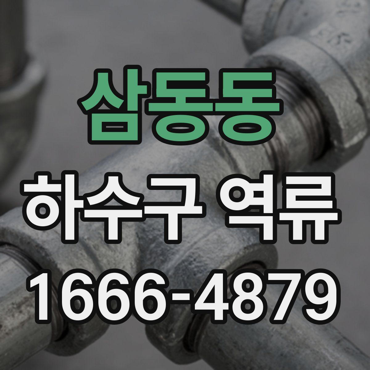삼동동 하수구 역류