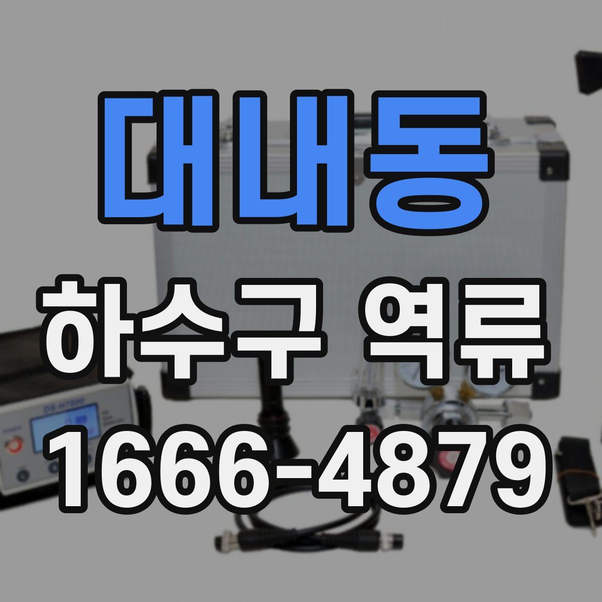 대내동 하수구 역류