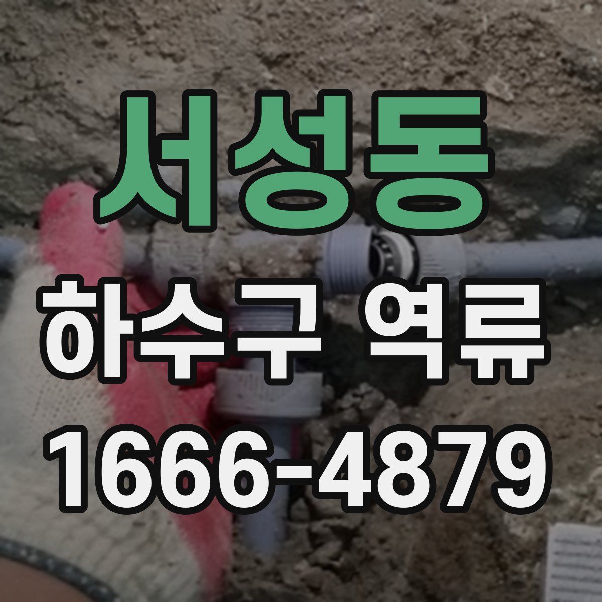 서성동 하수구 역류