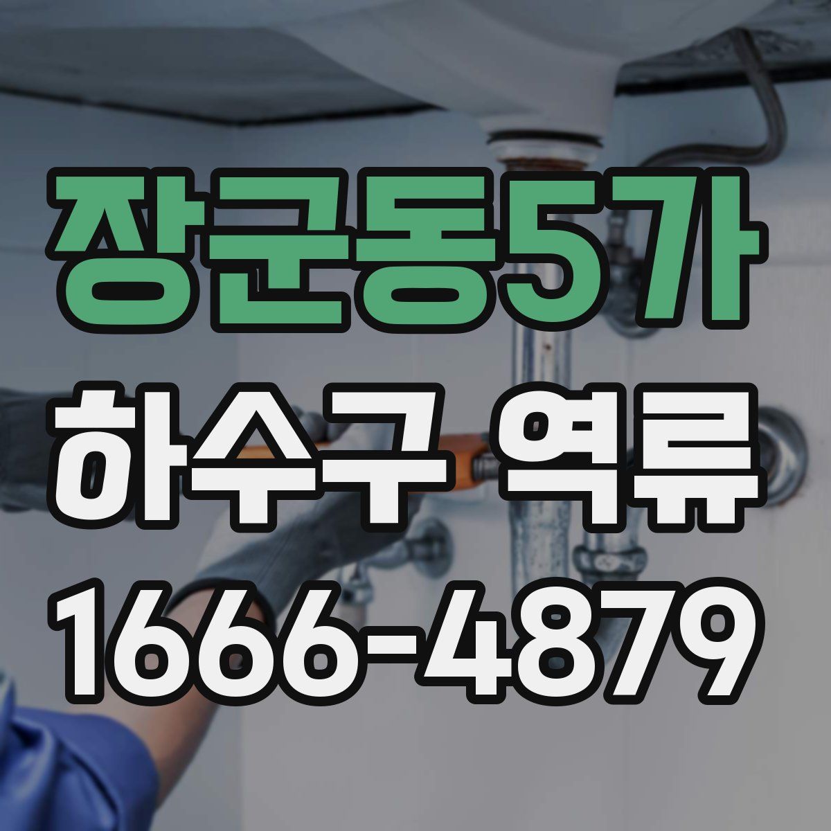 장군동5가 하수구 역류