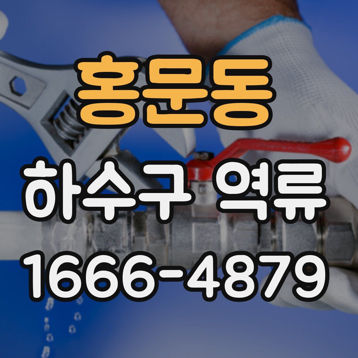 홍문동 하수구 역류