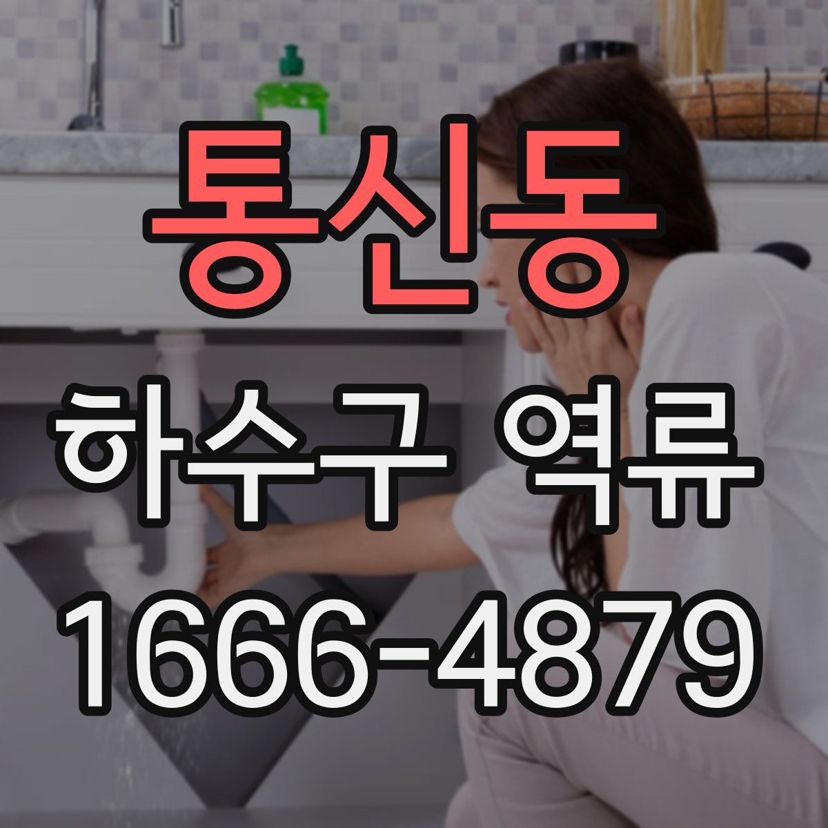 통신동 하수구 역류