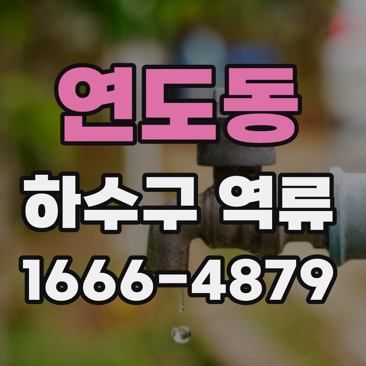 연도동 하수구 역류