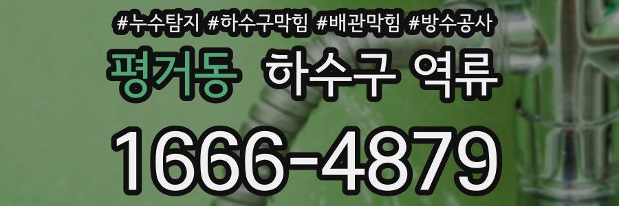 평거동 하수구 역류