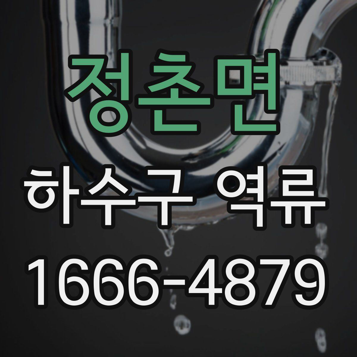 정촌면 하수구 역류