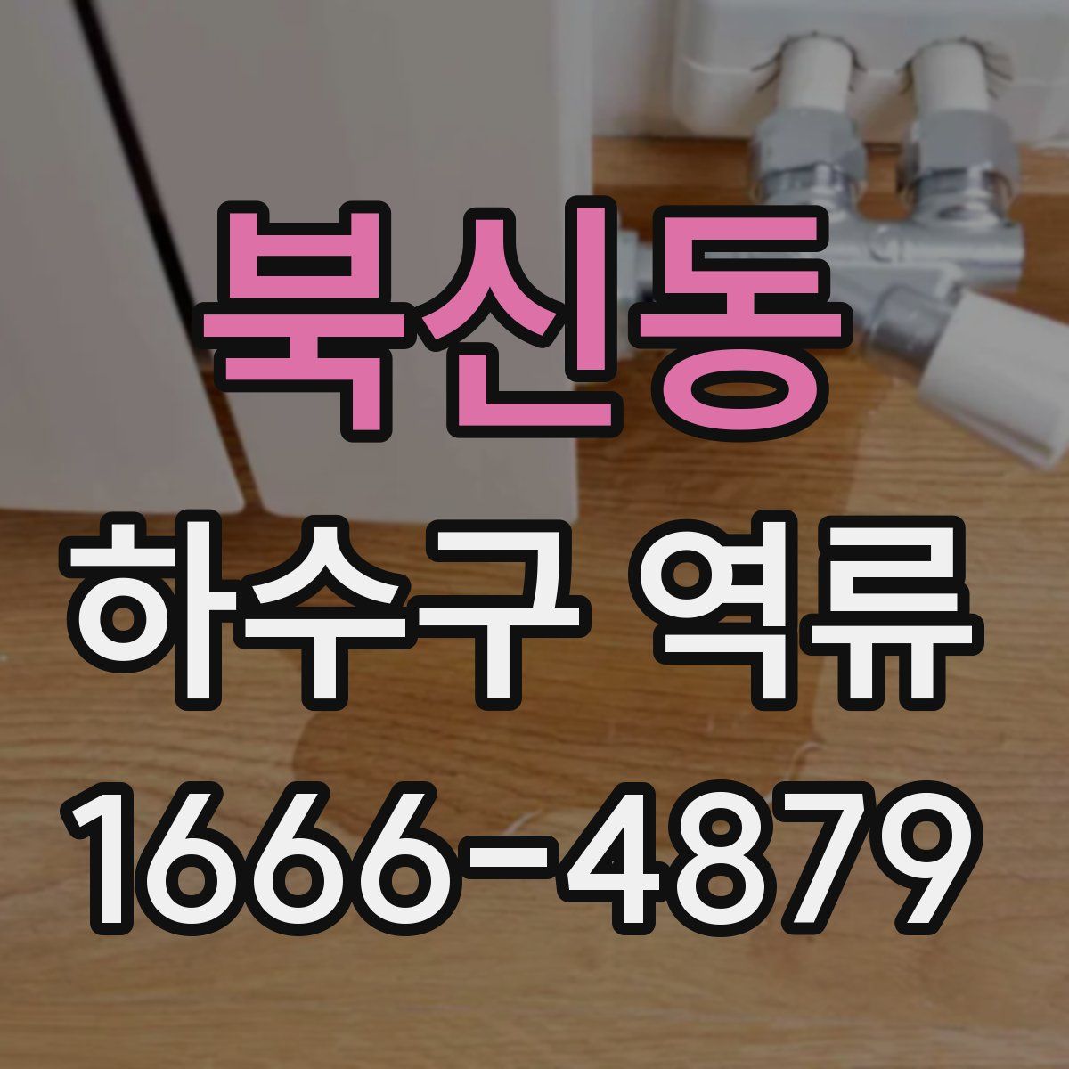 북신동 하수구 역류