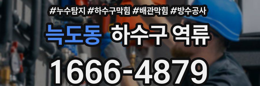 늑도동 하수구 역류