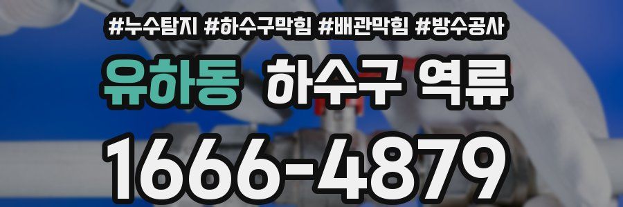 유하동 하수구 역류
