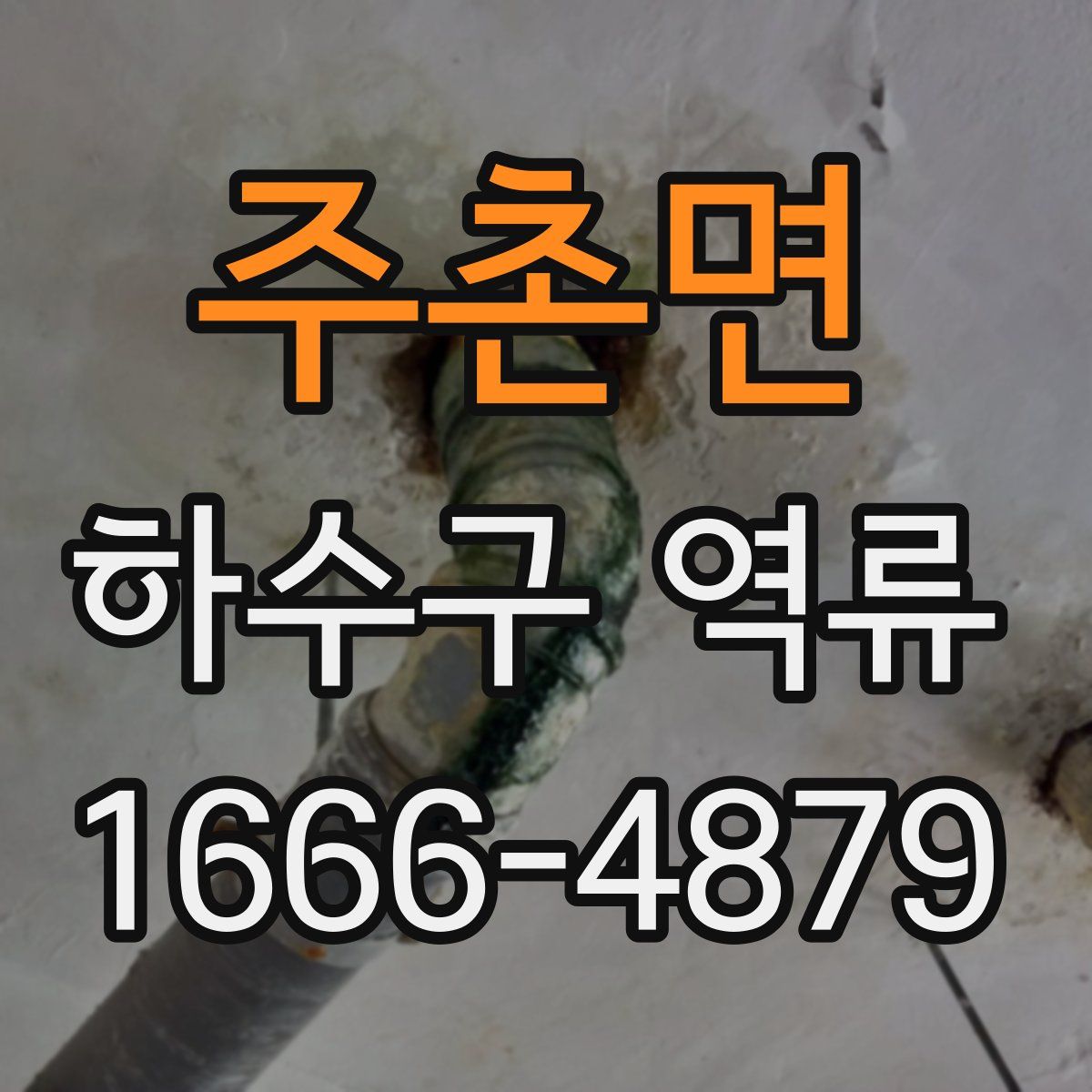 주촌면 하수구 역류