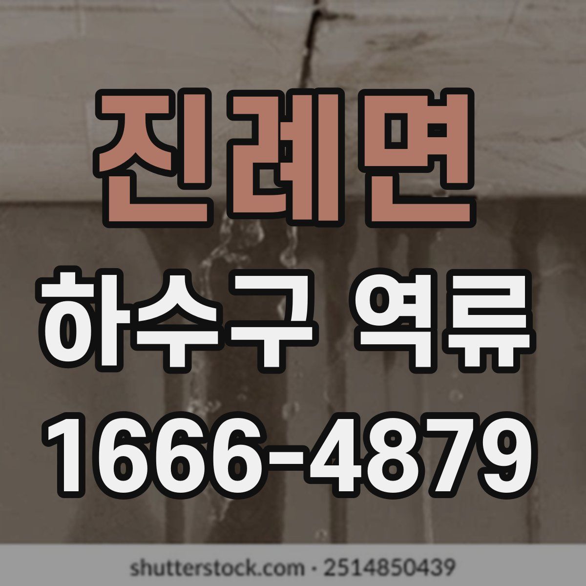 진례면 하수구 역류