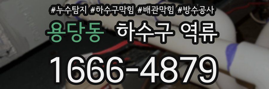 용당동 하수구 역류