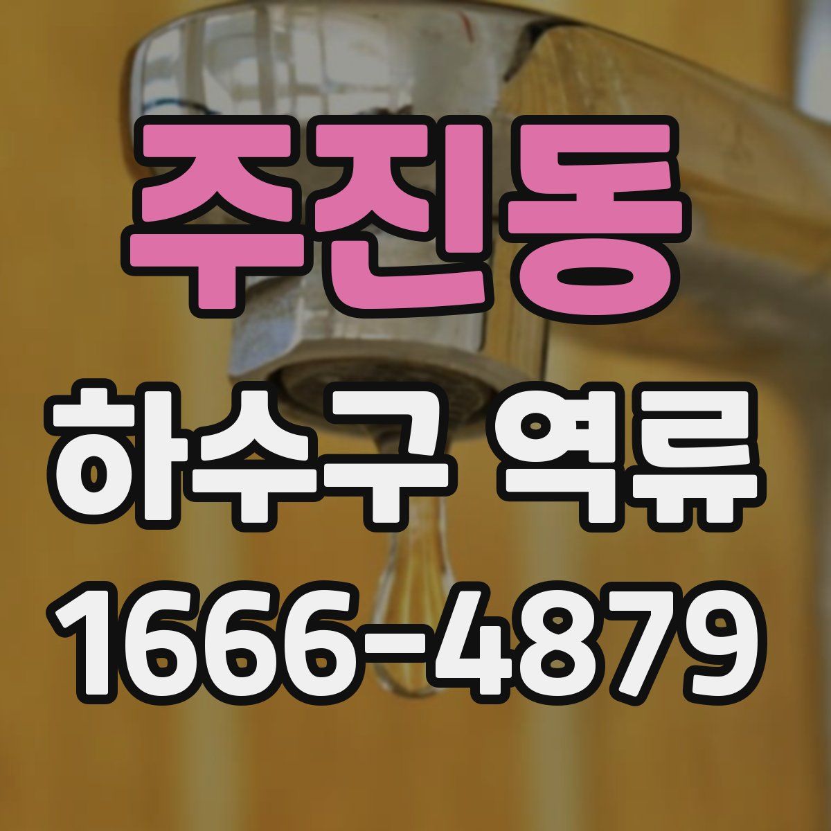 주진동 하수구 역류