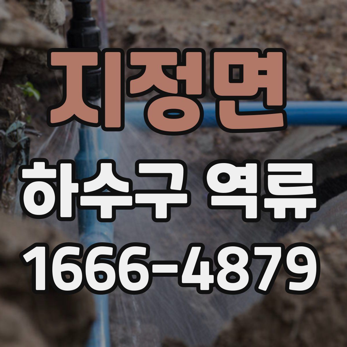 지정면 하수구 역류