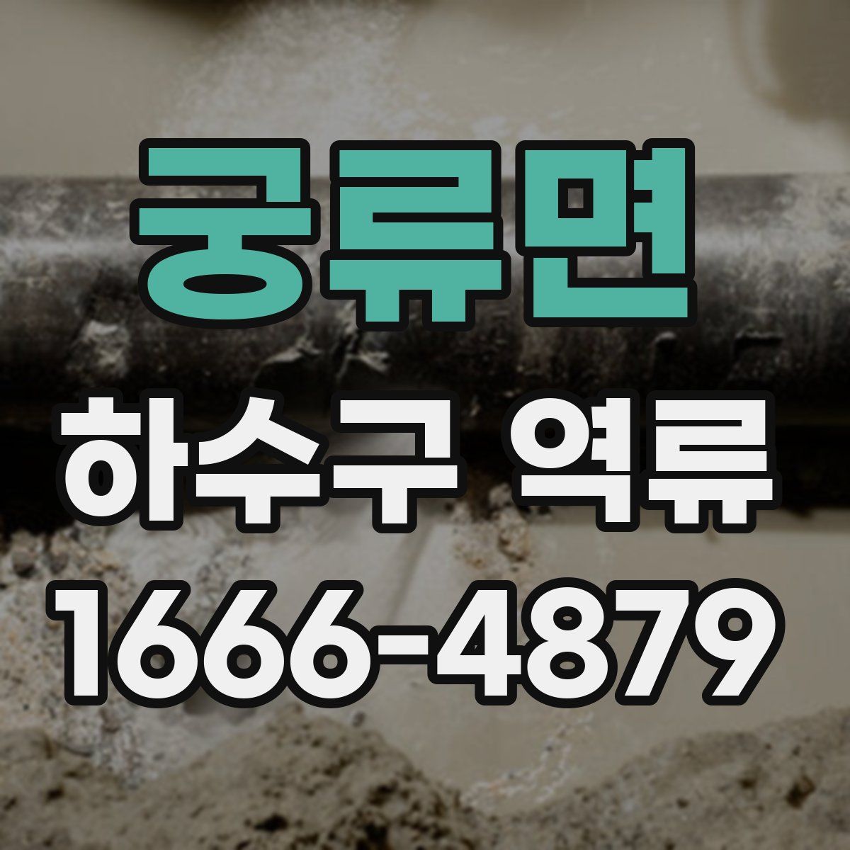 궁류면 하수구 역류