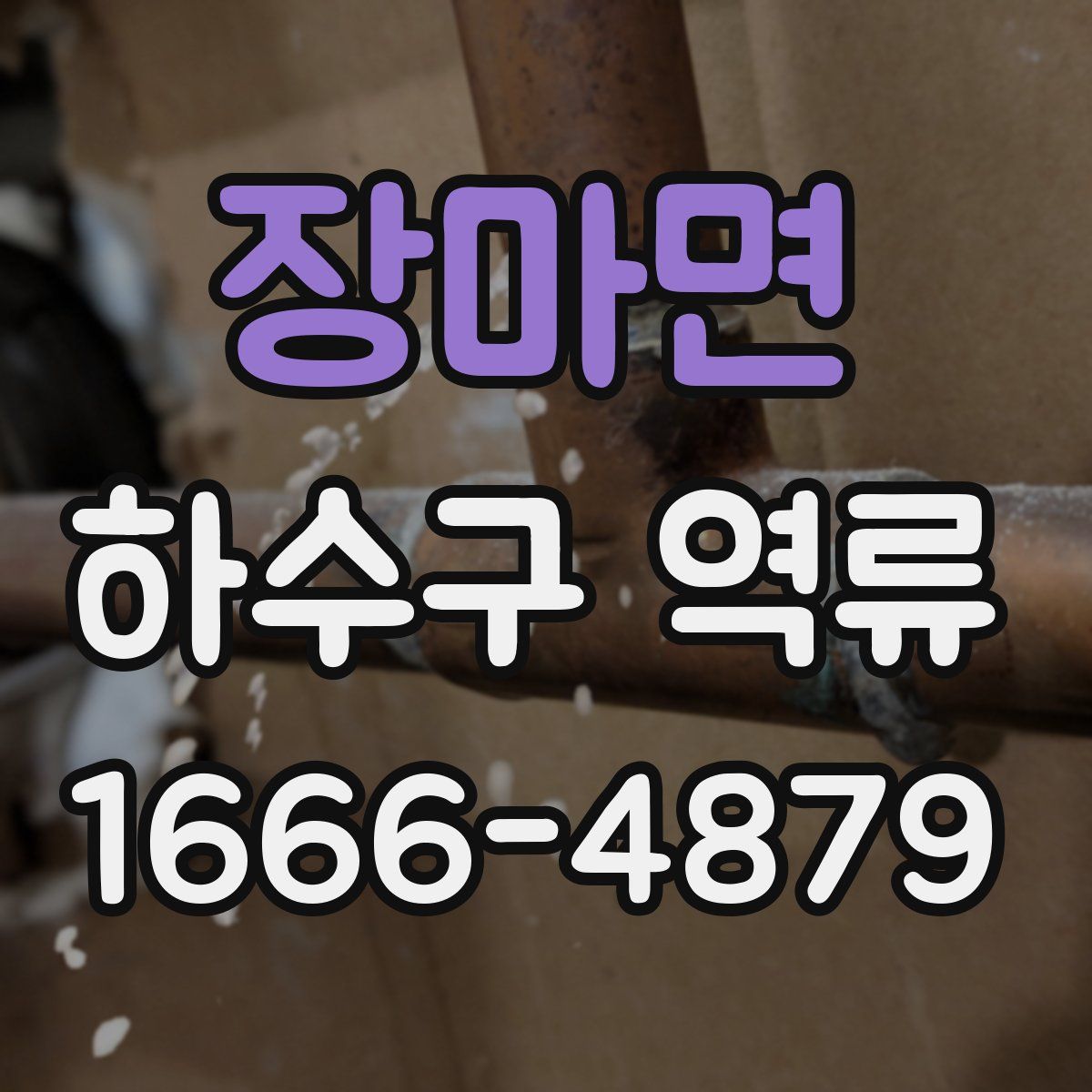 장마면 하수구 역류