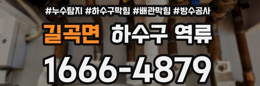 길곡면 하수구 역류