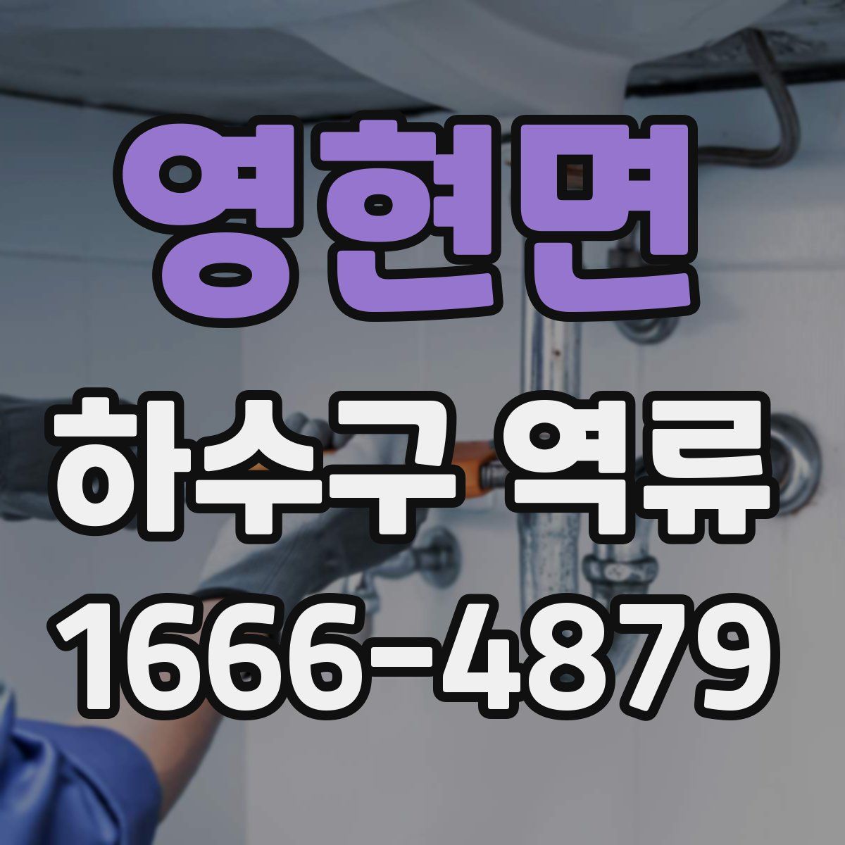 영현면 하수구 역류