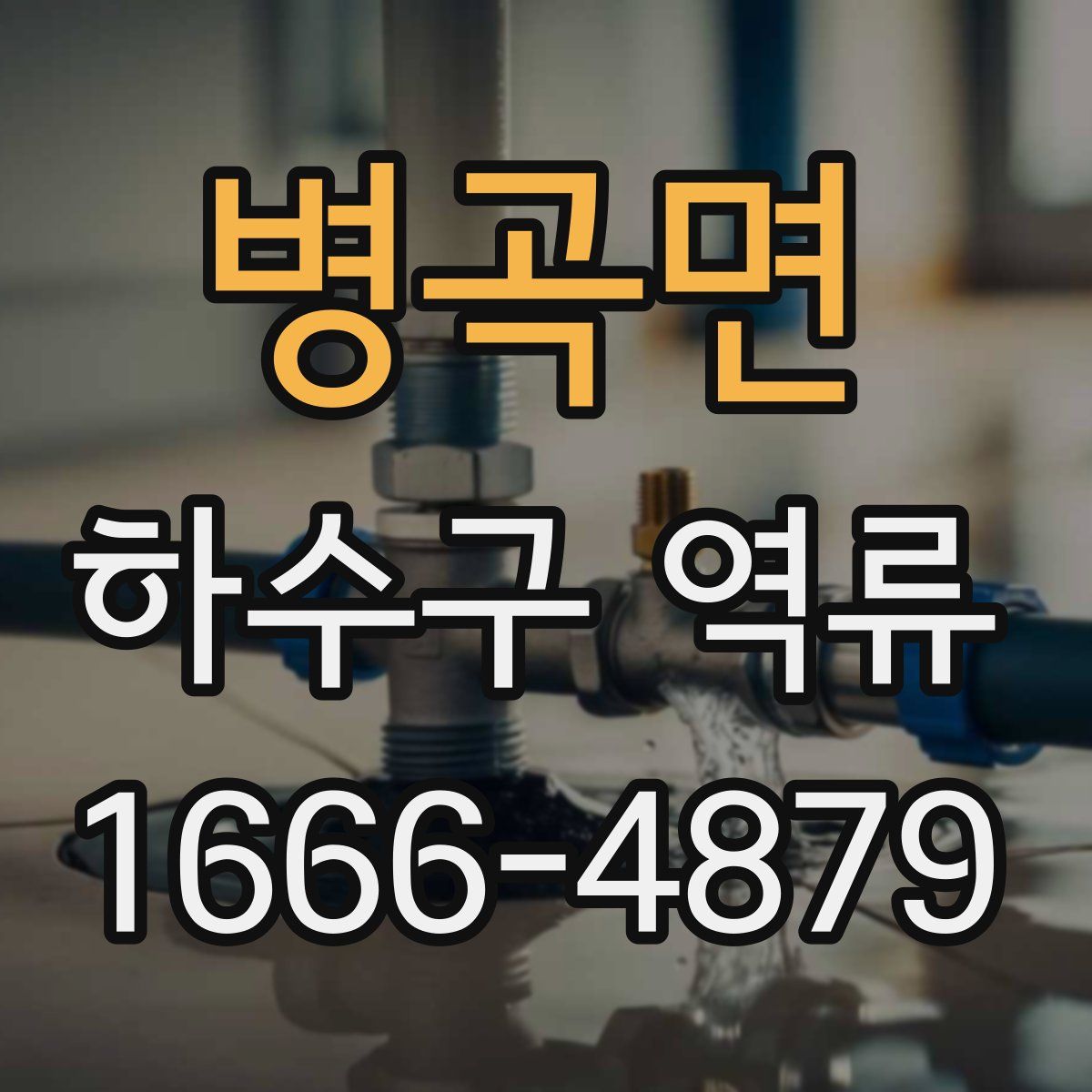 병곡면 하수구 역류