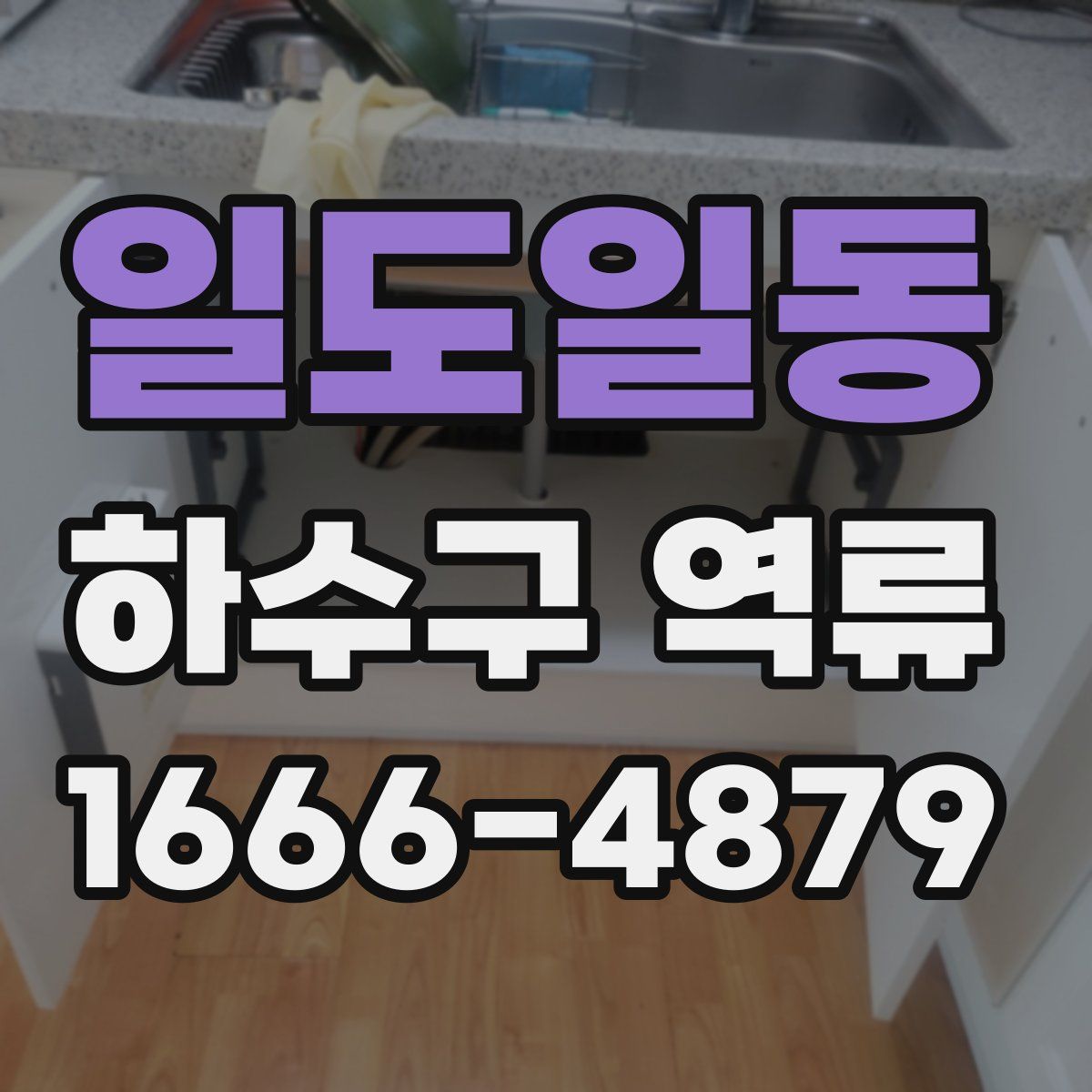 일도일동 하수구 역류
