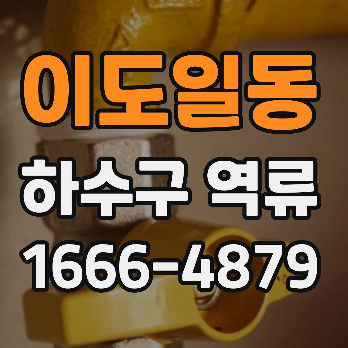 이도일동 하수구 역류
