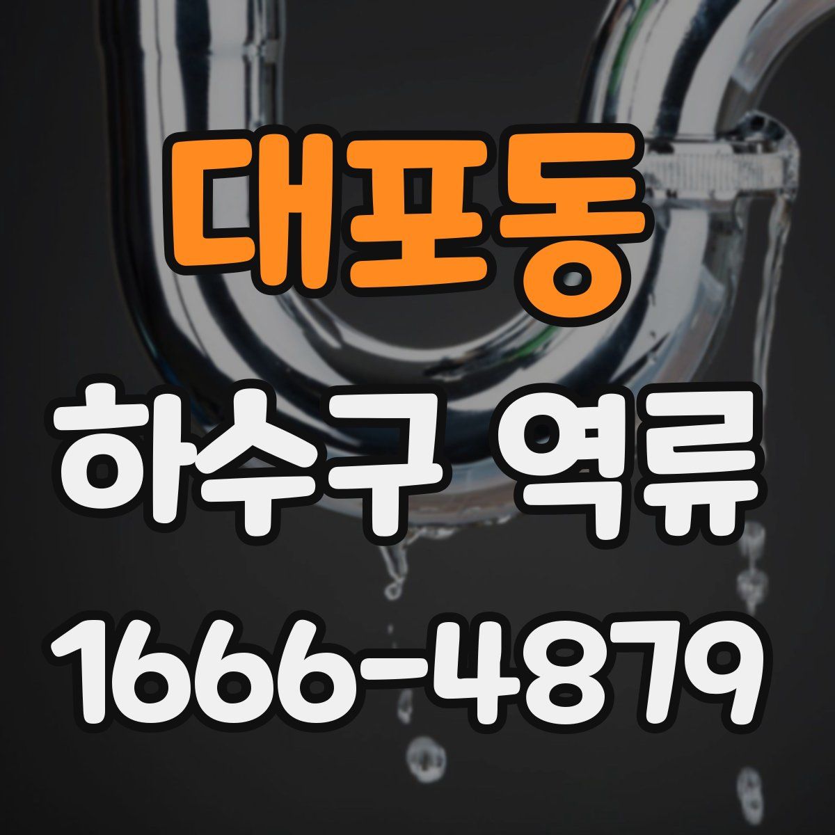 대포동 하수구 역류