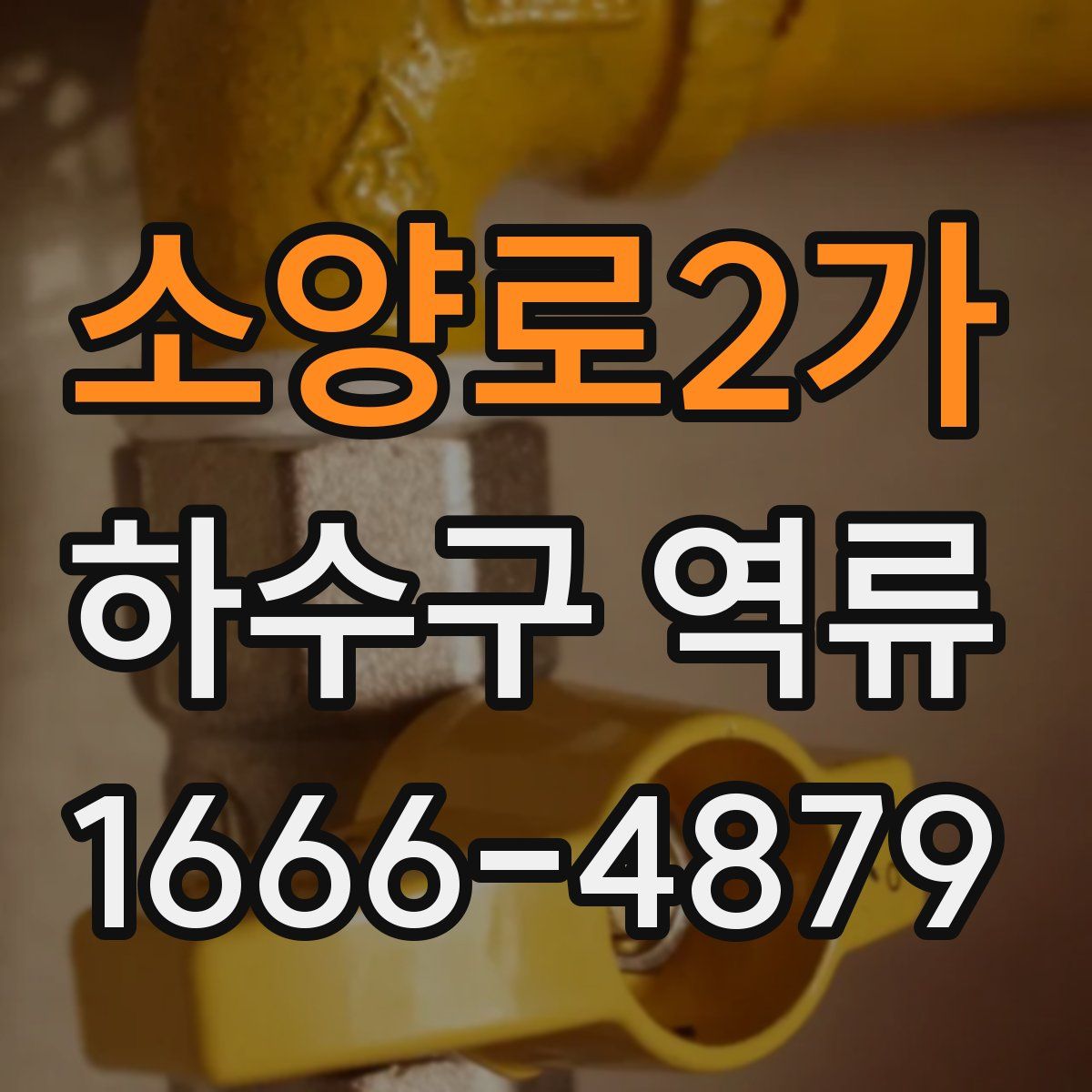 소양로2가 하수구 역류
