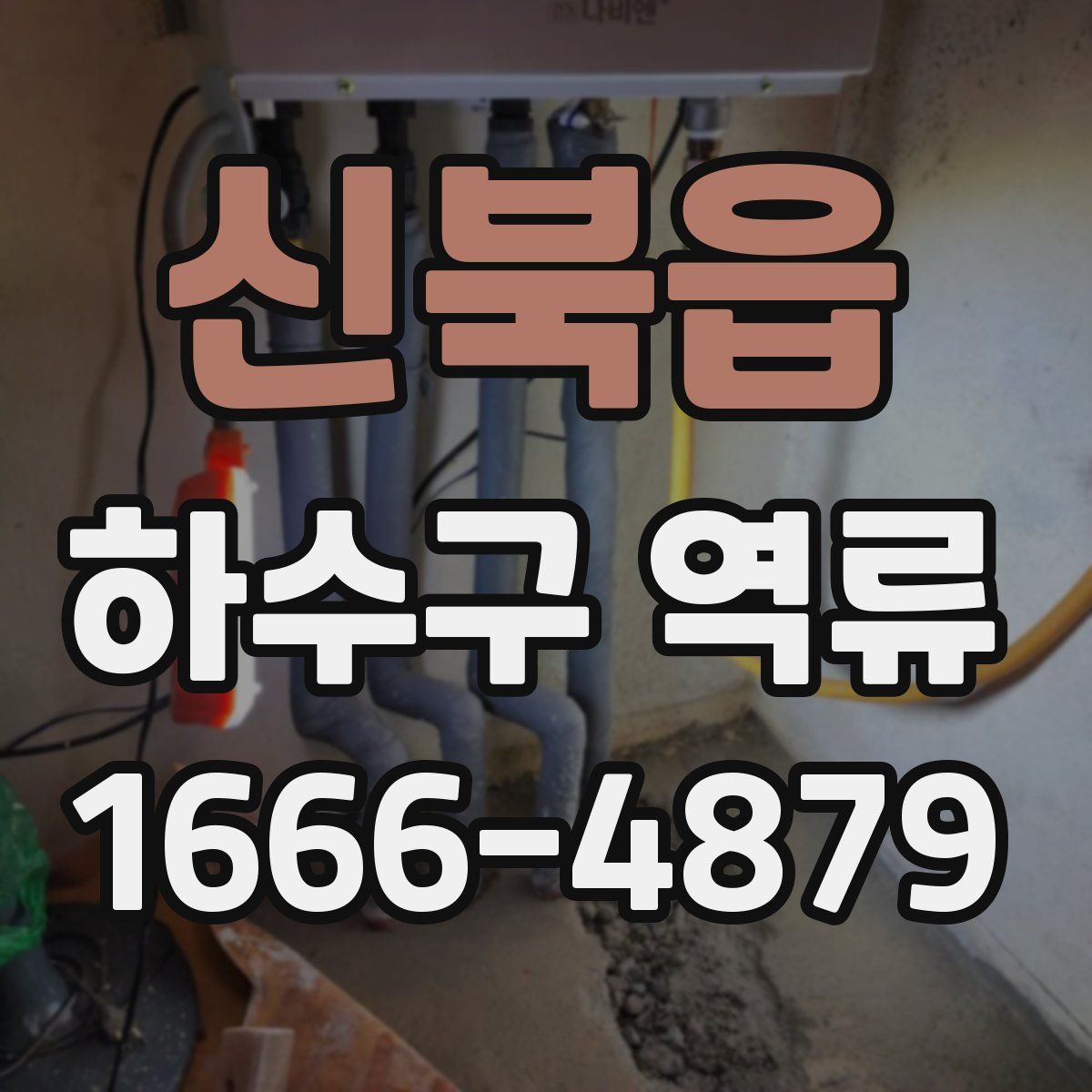 신북읍 하수구 역류