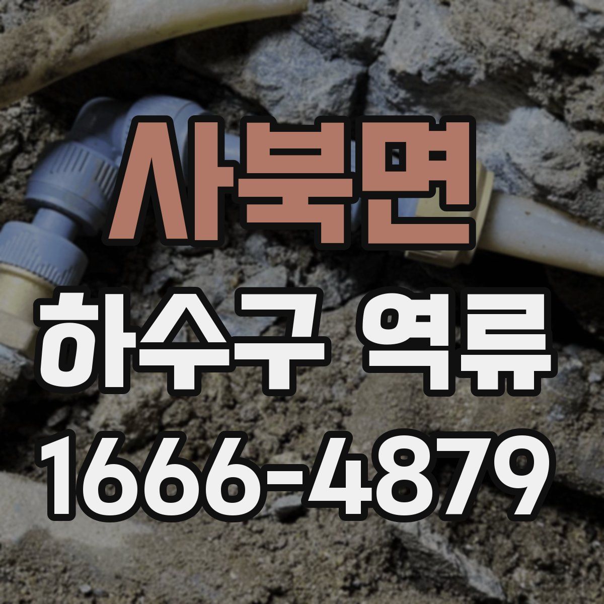 사북면 하수구 역류