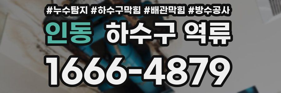 인동 하수구 역류