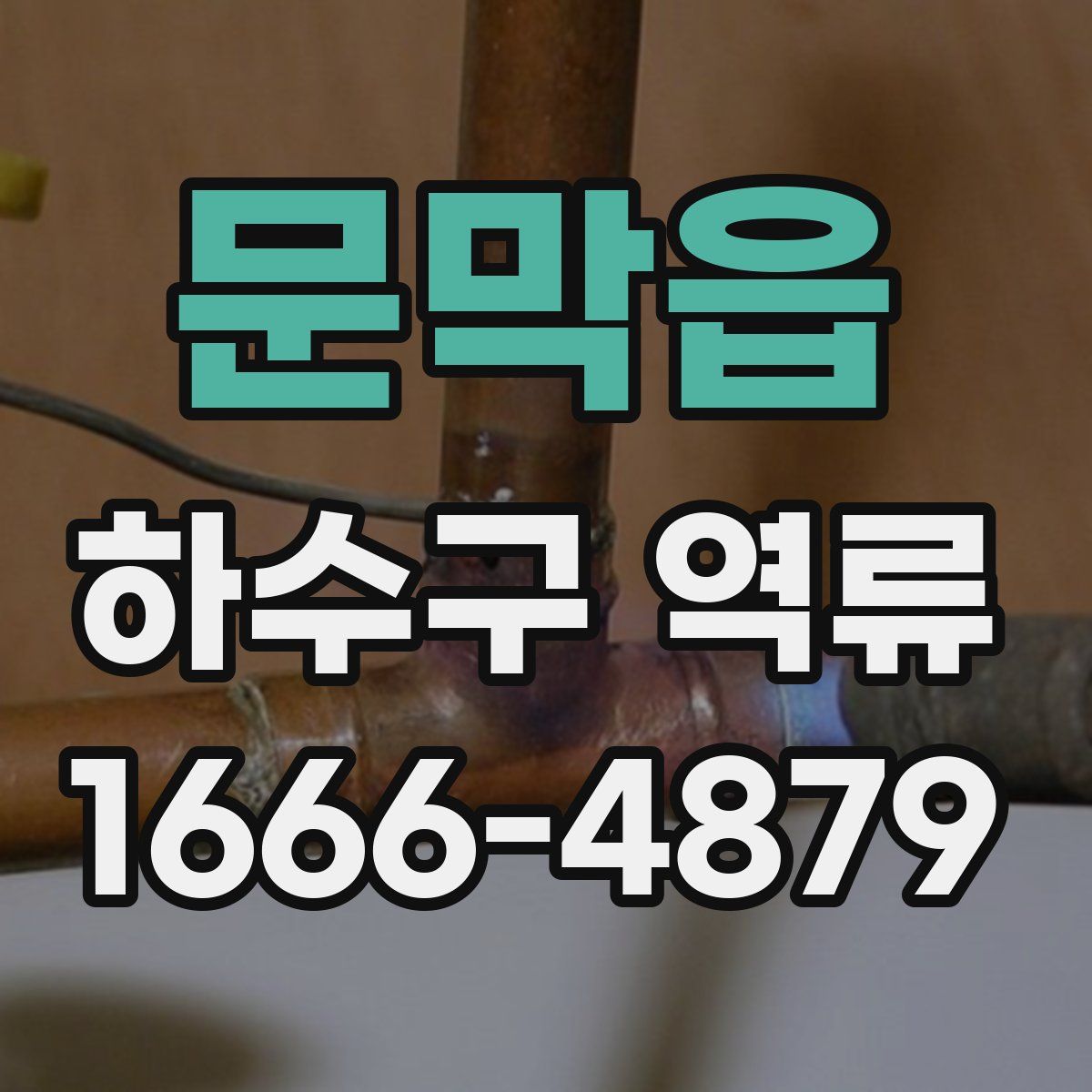 문막읍 하수구 역류