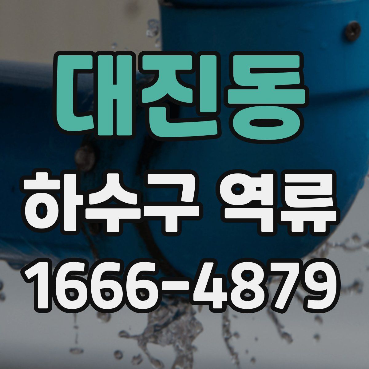 대진동 하수구 역류
