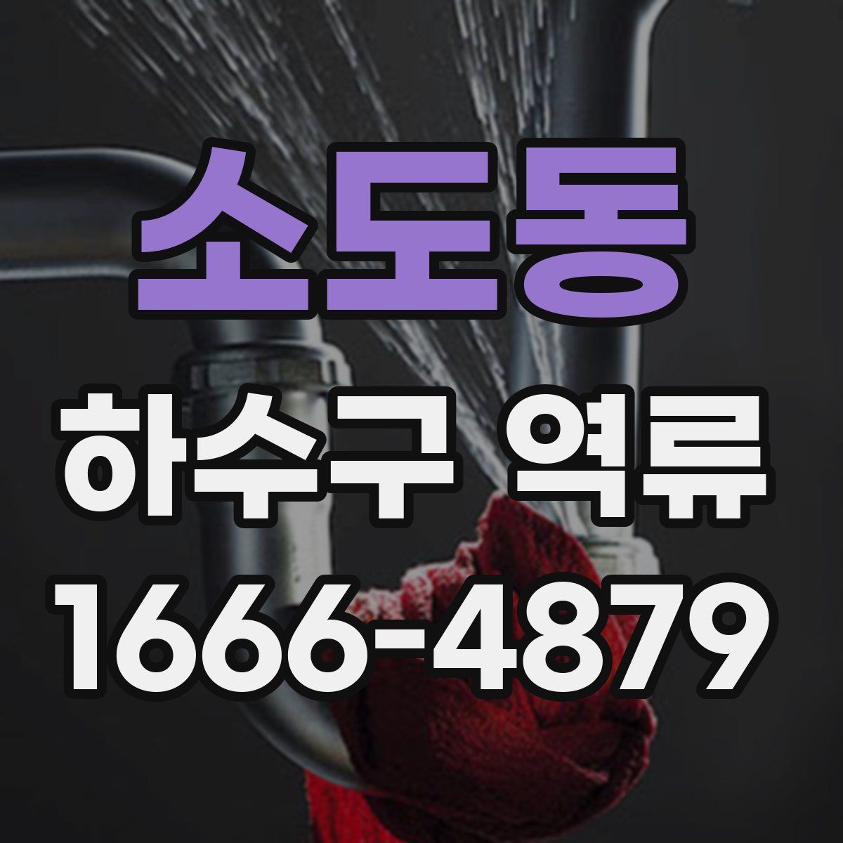 소도동 하수구 역류