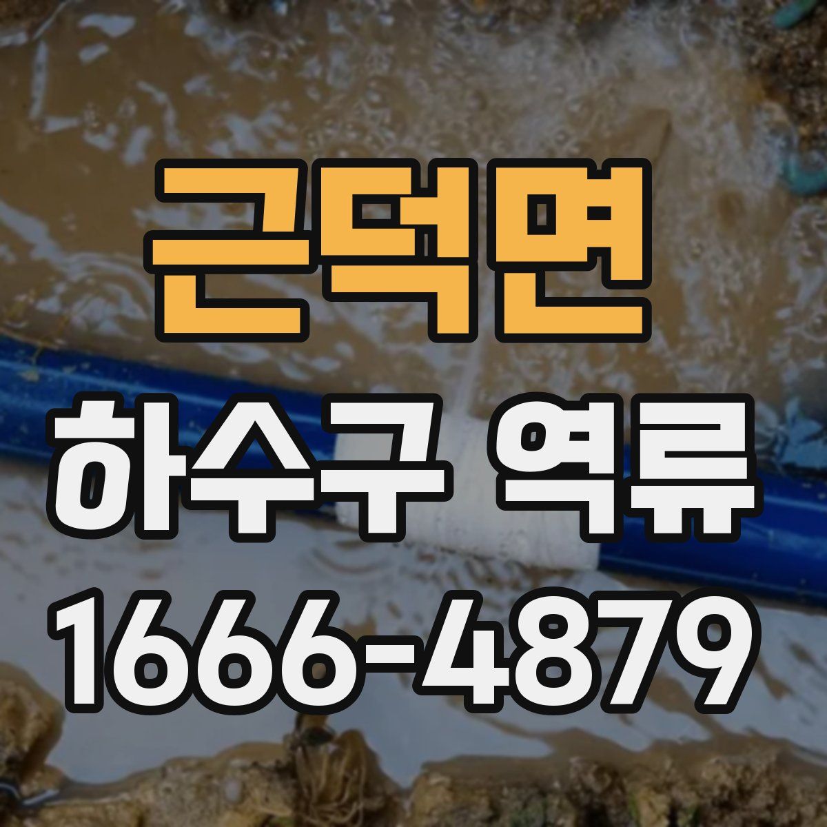 근덕면 하수구 역류