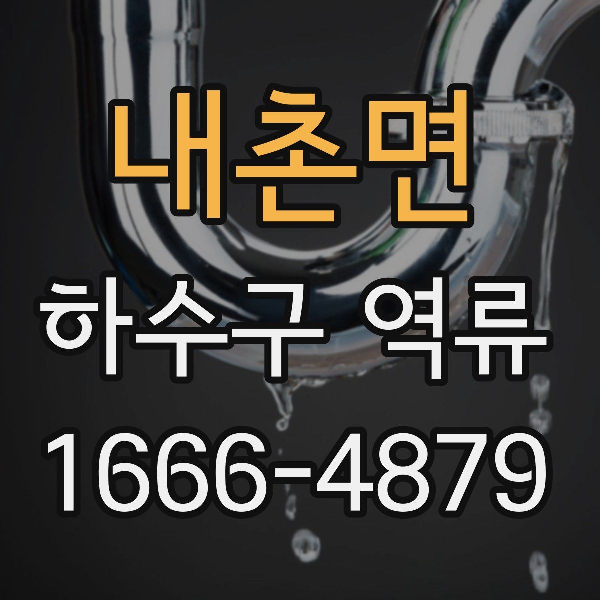 내촌면 하수구 역류