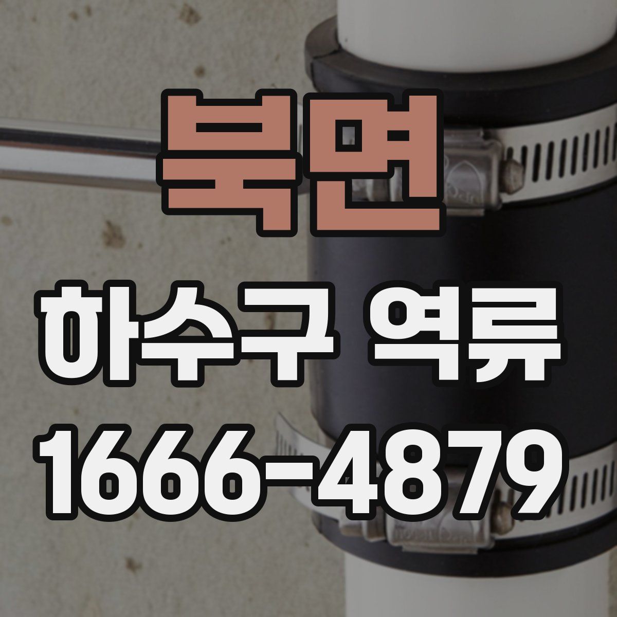 북면 하수구 역류