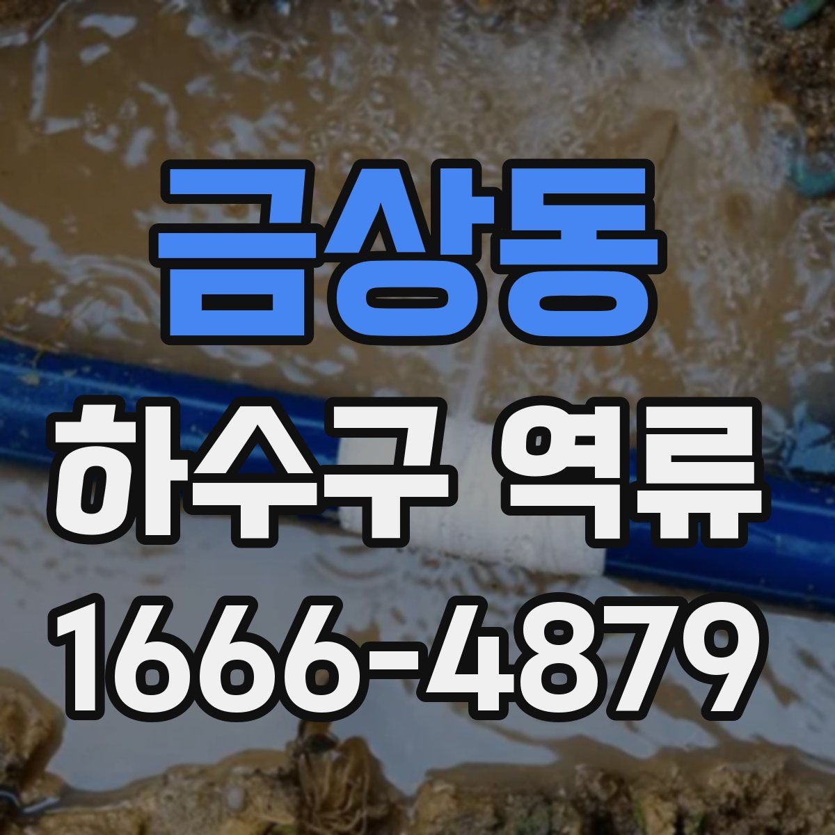 금상동 하수구 역류
