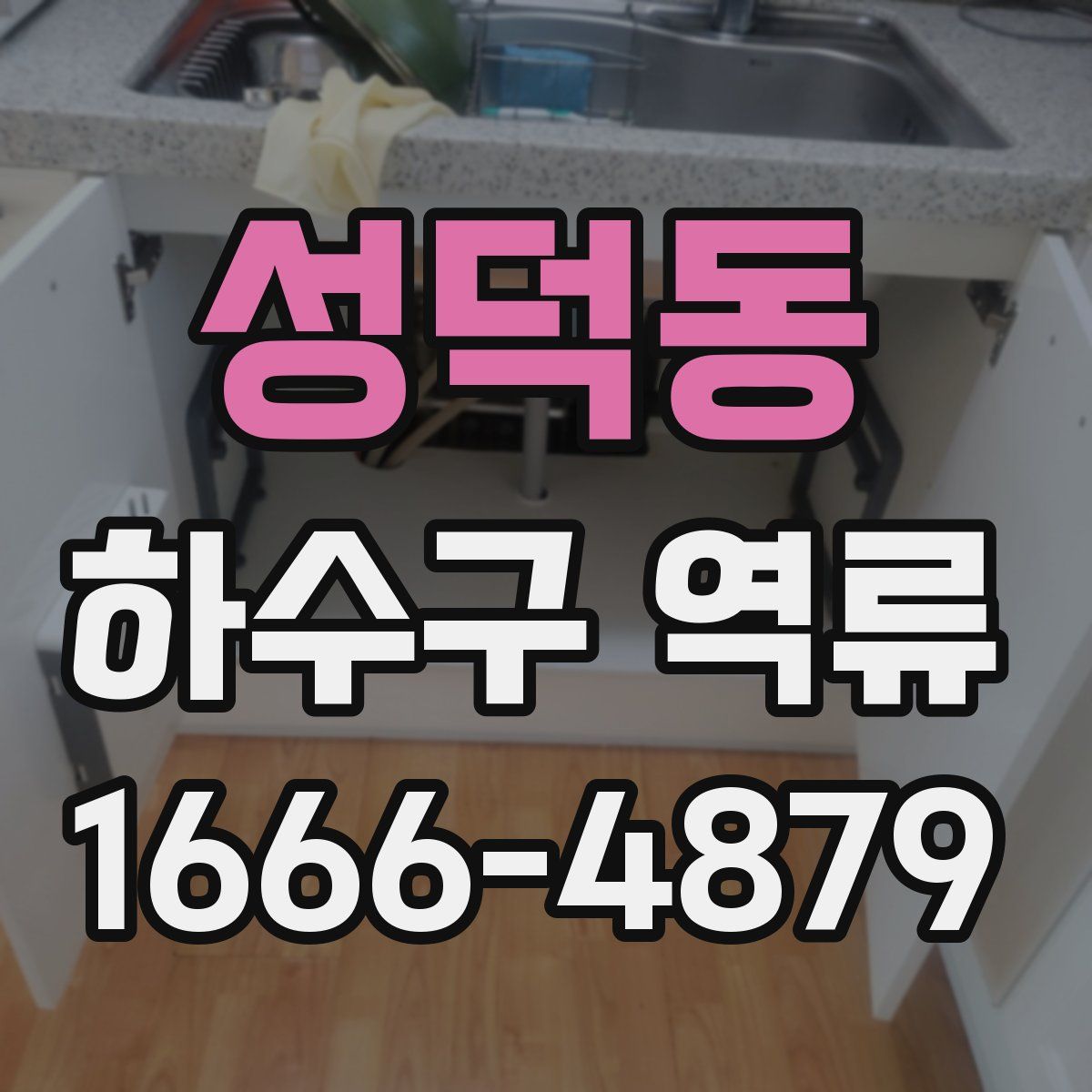 성덕동 하수구 역류