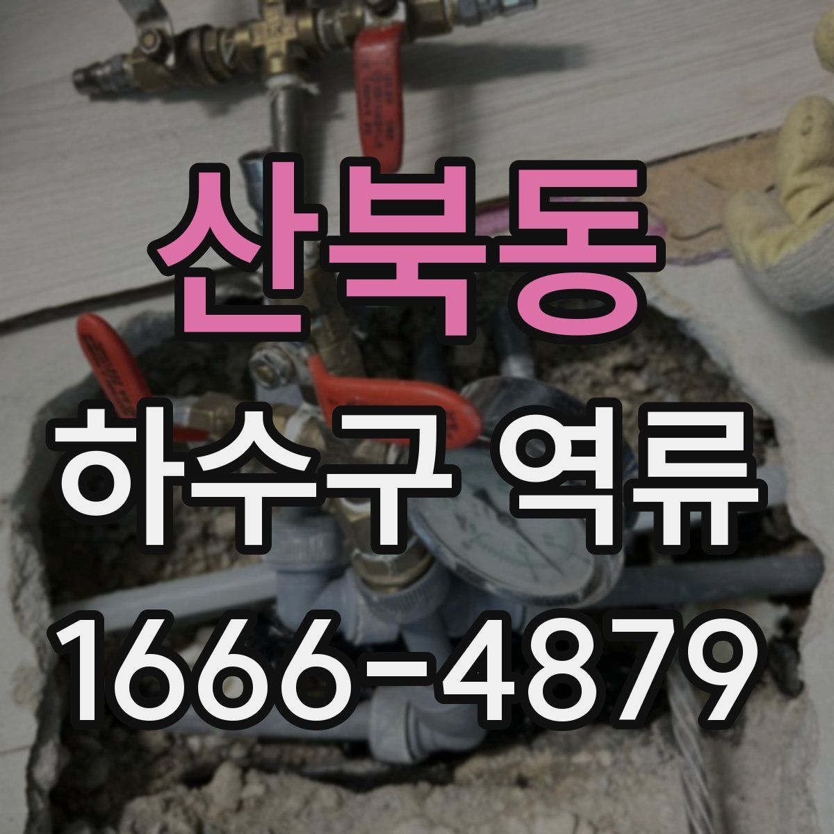 산북동 하수구 역류