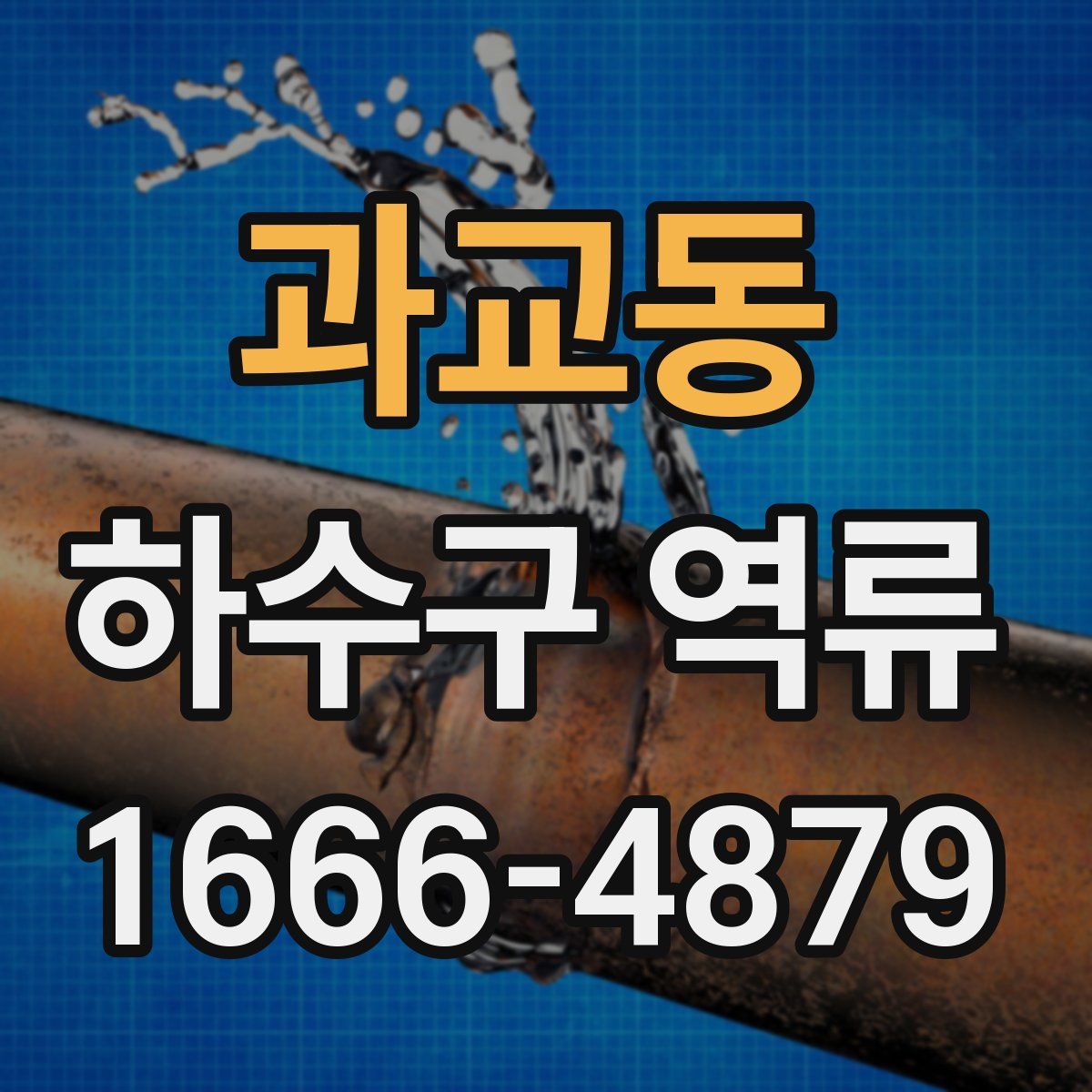 과교동 하수구 역류