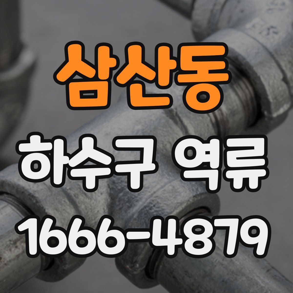 삼산동 하수구 역류