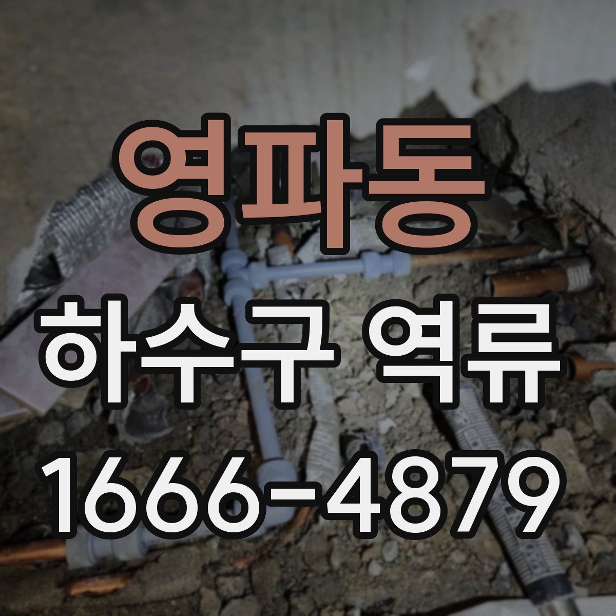 영파동 하수구 역류