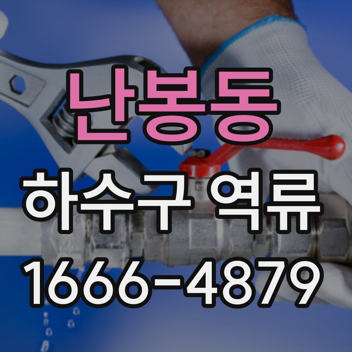 난봉동 하수구 역류