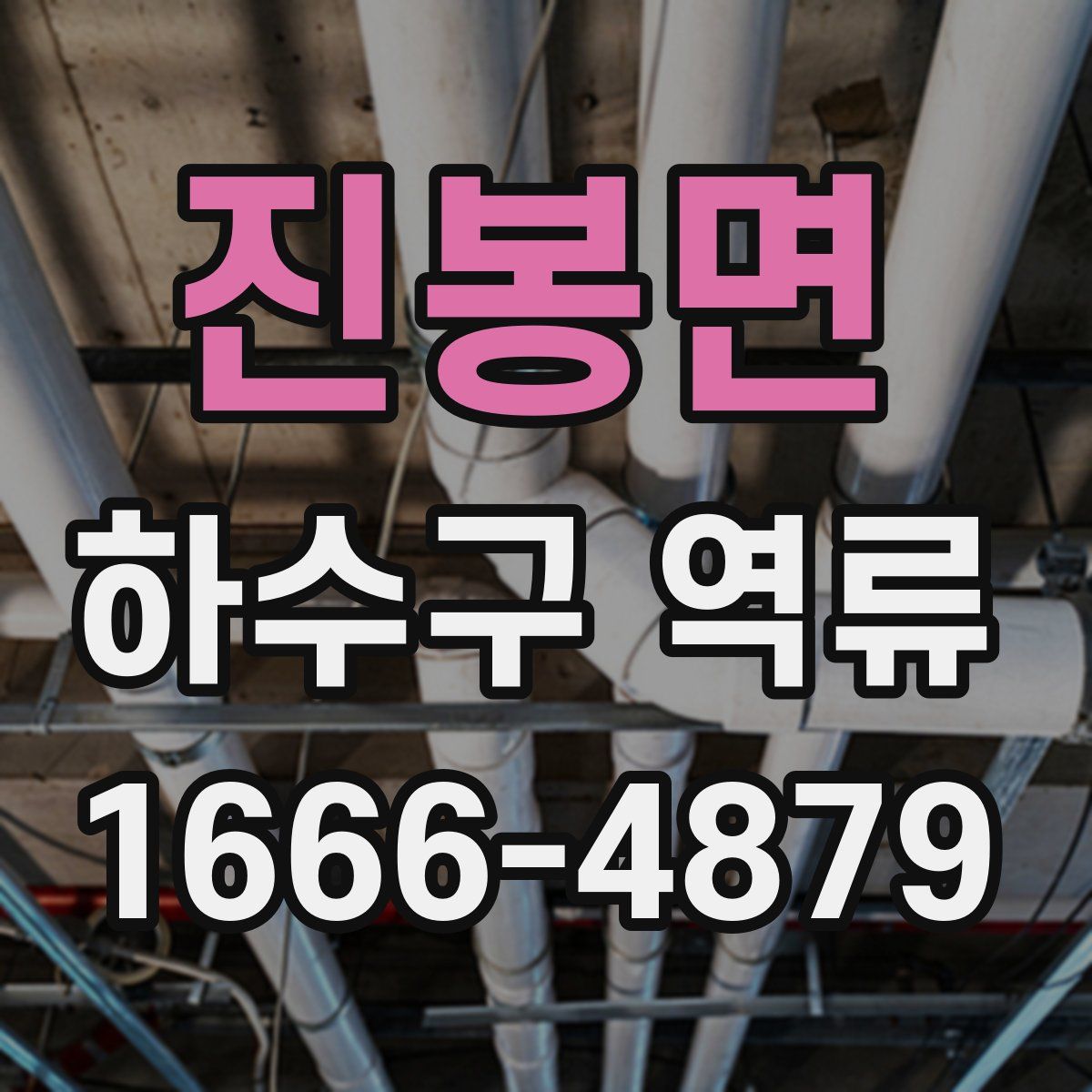 진봉면 하수구 역류