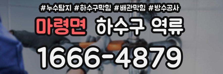 마령면 하수구 역류