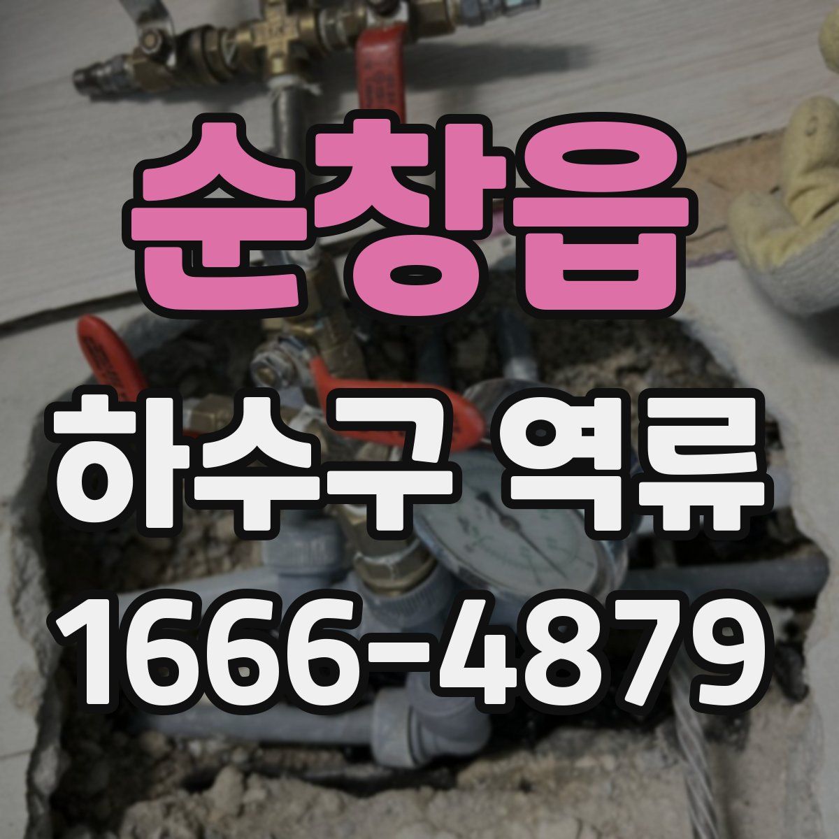 순창읍 하수구 역류