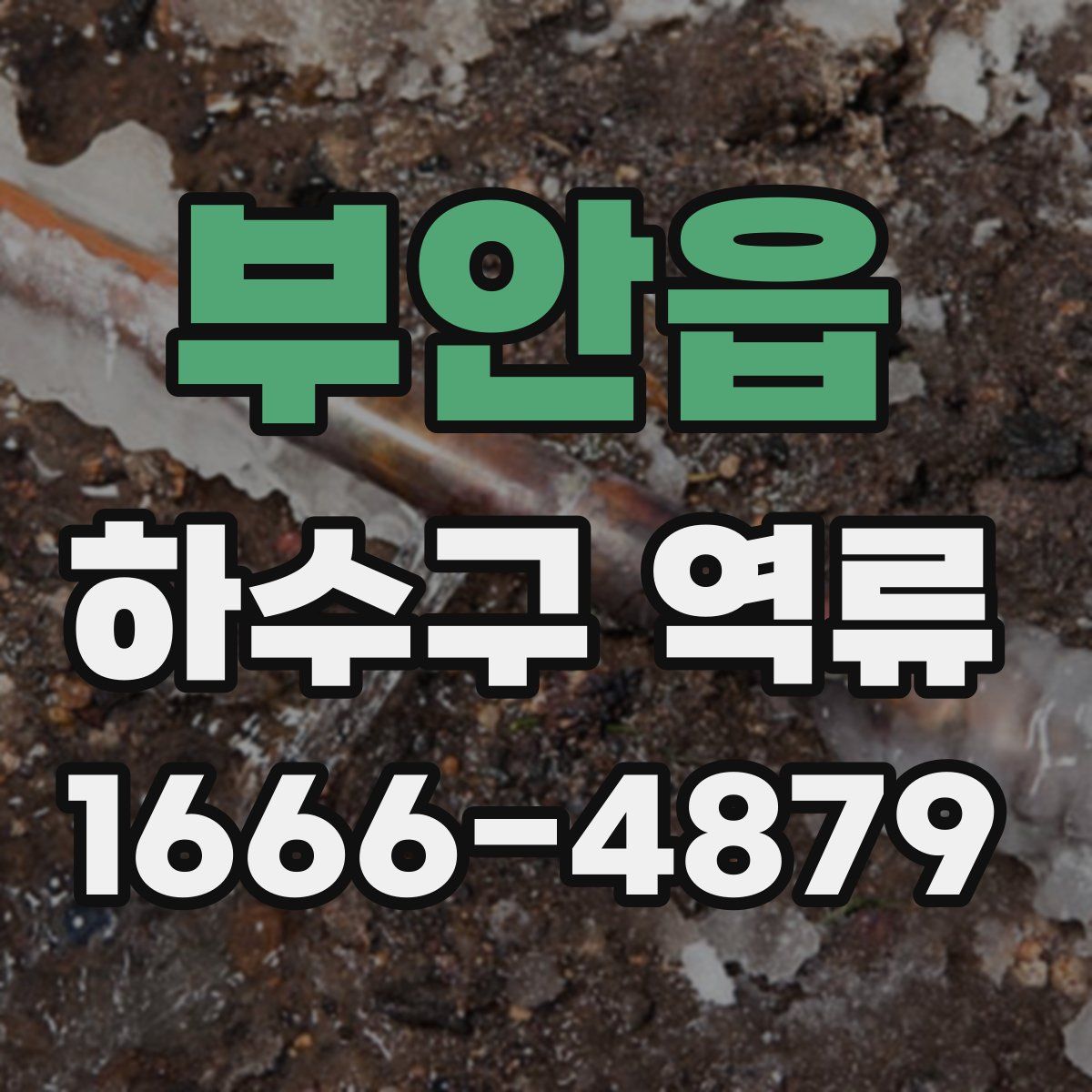 부안읍 하수구 역류