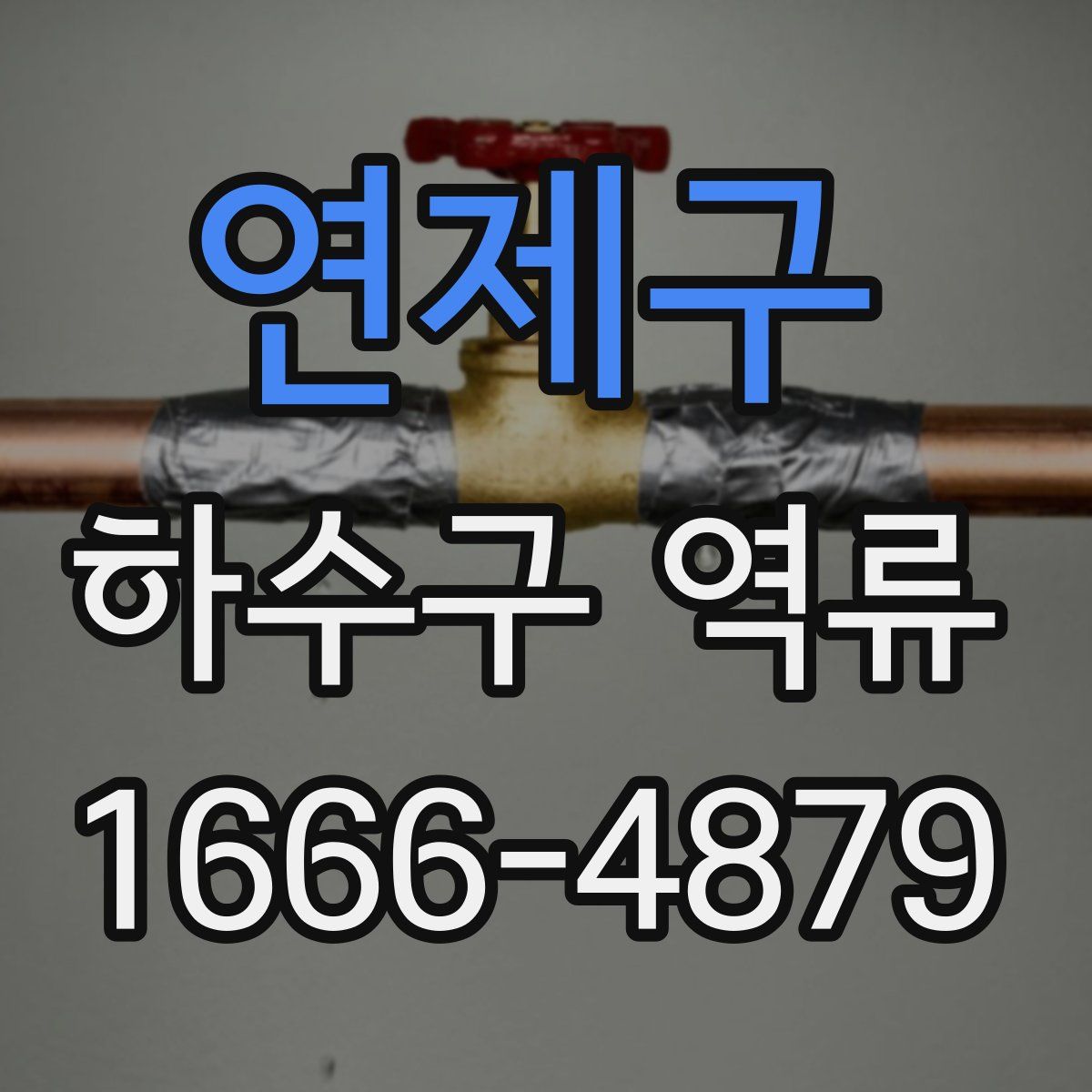 연제구 하수구 역류