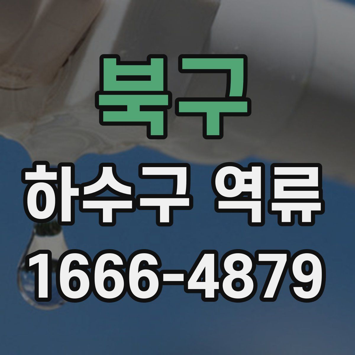 북구 하수구 역류