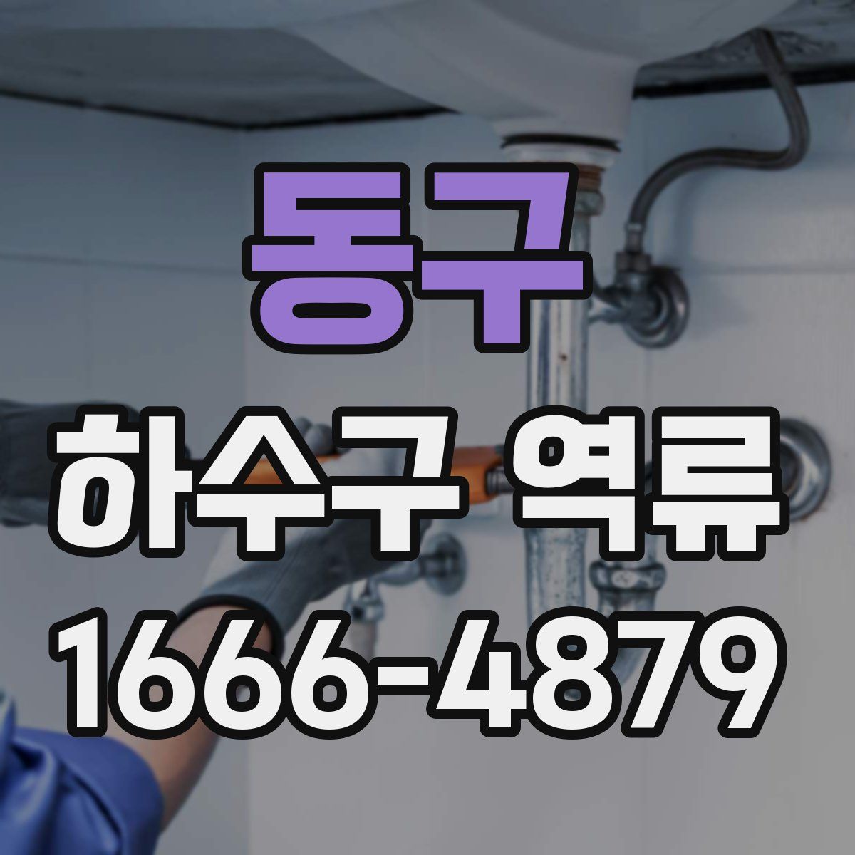 동구 하수구 역류