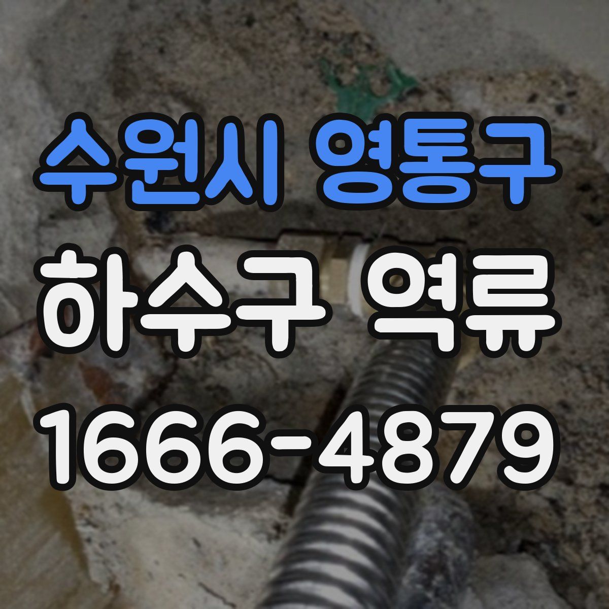 수원시 영통구 하수구 역류
